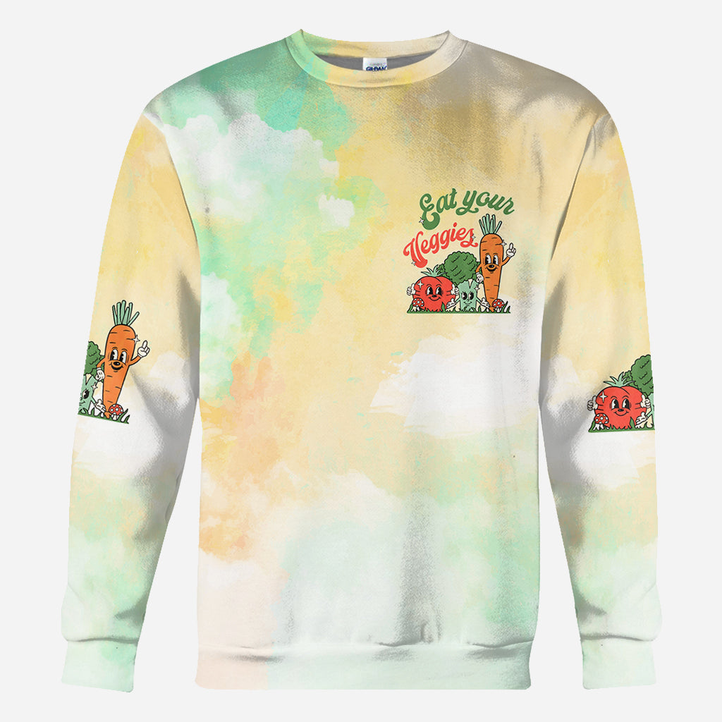 Iss dein Gemüse – Personalisiertes Veganismus-T-Shirt