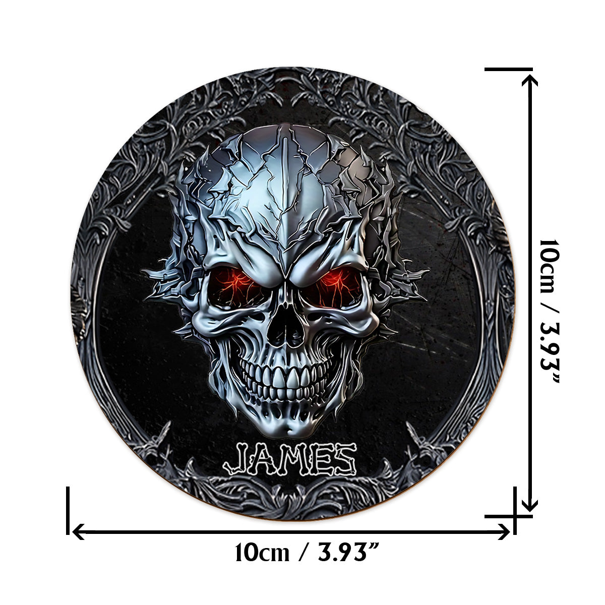 Cooler Totenkopf – personalisiertes Totenkopf-Whiskyglas