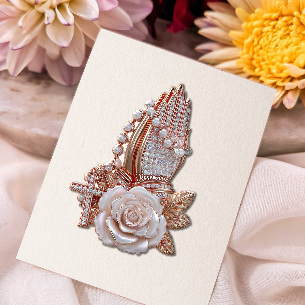 Ewiger Glaube – Personalisierte christliche Anstecknadel