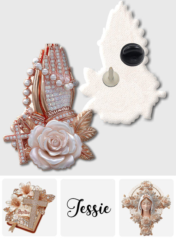 Ewiger Glaube – Personalisierte christliche Anstecknadel