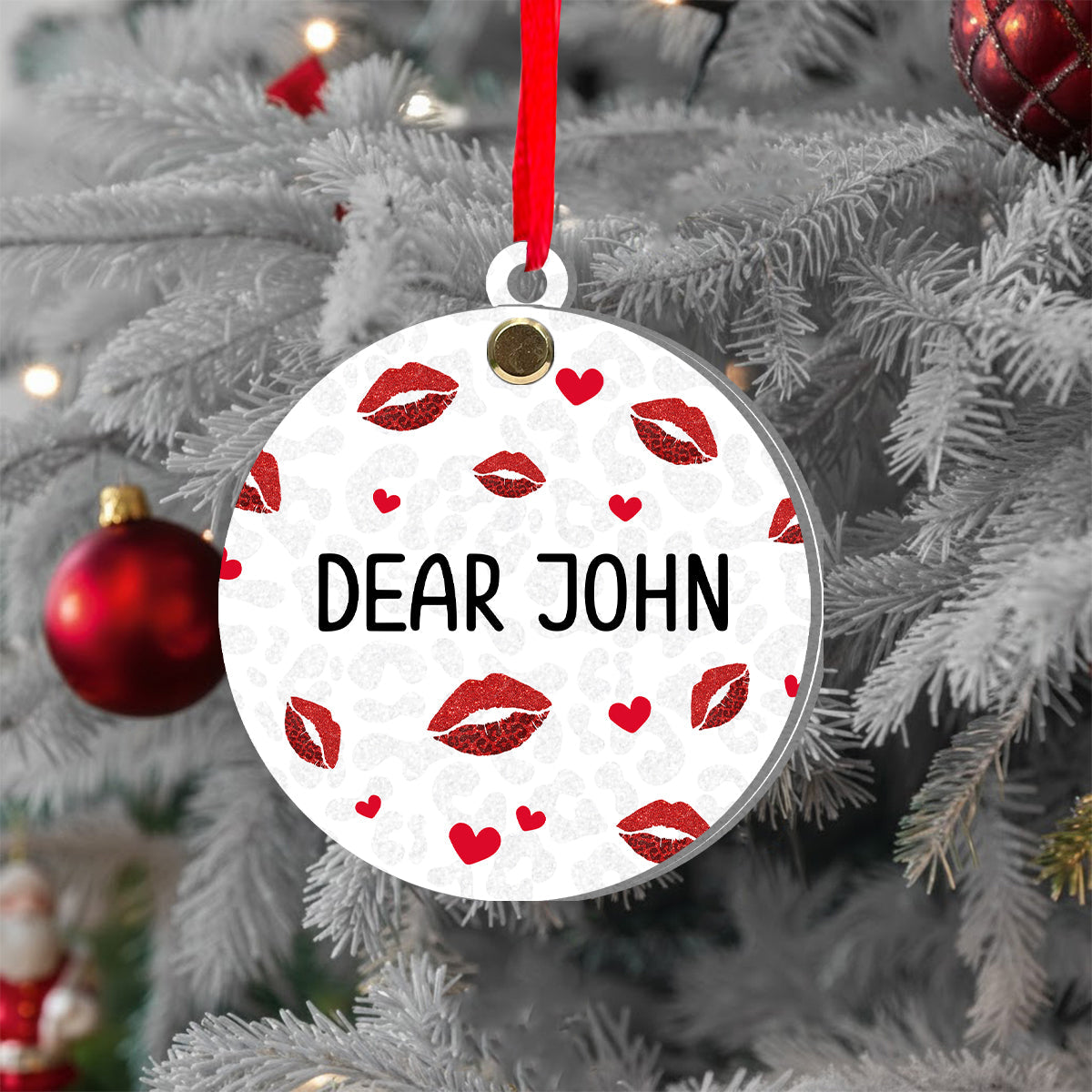 Überraschungsgeschenk für ihn – personalisiertes Pärchen-Wende-Ornament