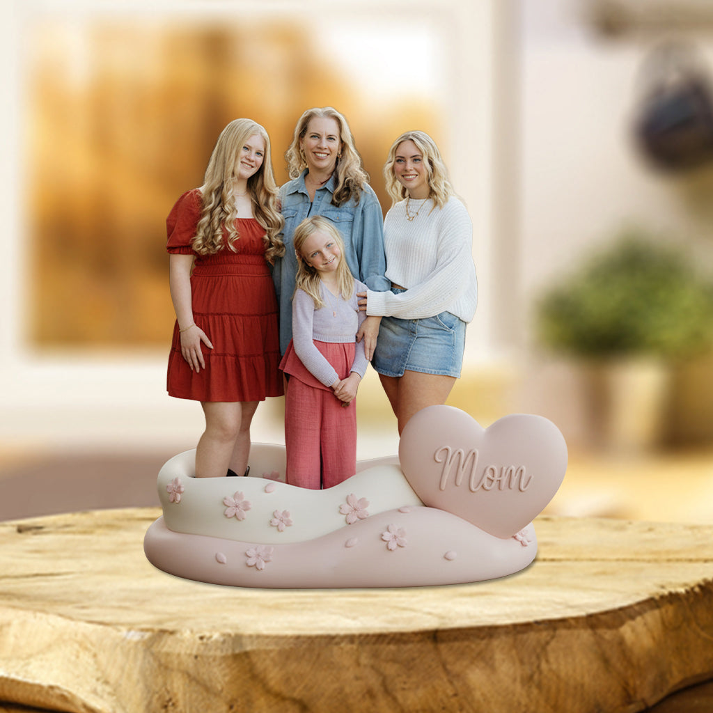 Individuell gestaltete Acrylplakette nach Wunsch – personalisiertes Muttertagsgeschenk für Mama und Oma