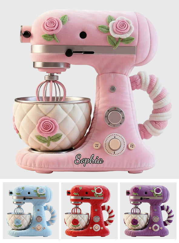 Das perfekte Geschenk für Backfans – personalisiertes Kissen in Backform aus Kunstfell