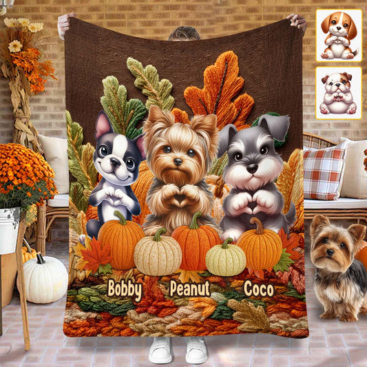 Tis The Season - Personalized Dog Blanket