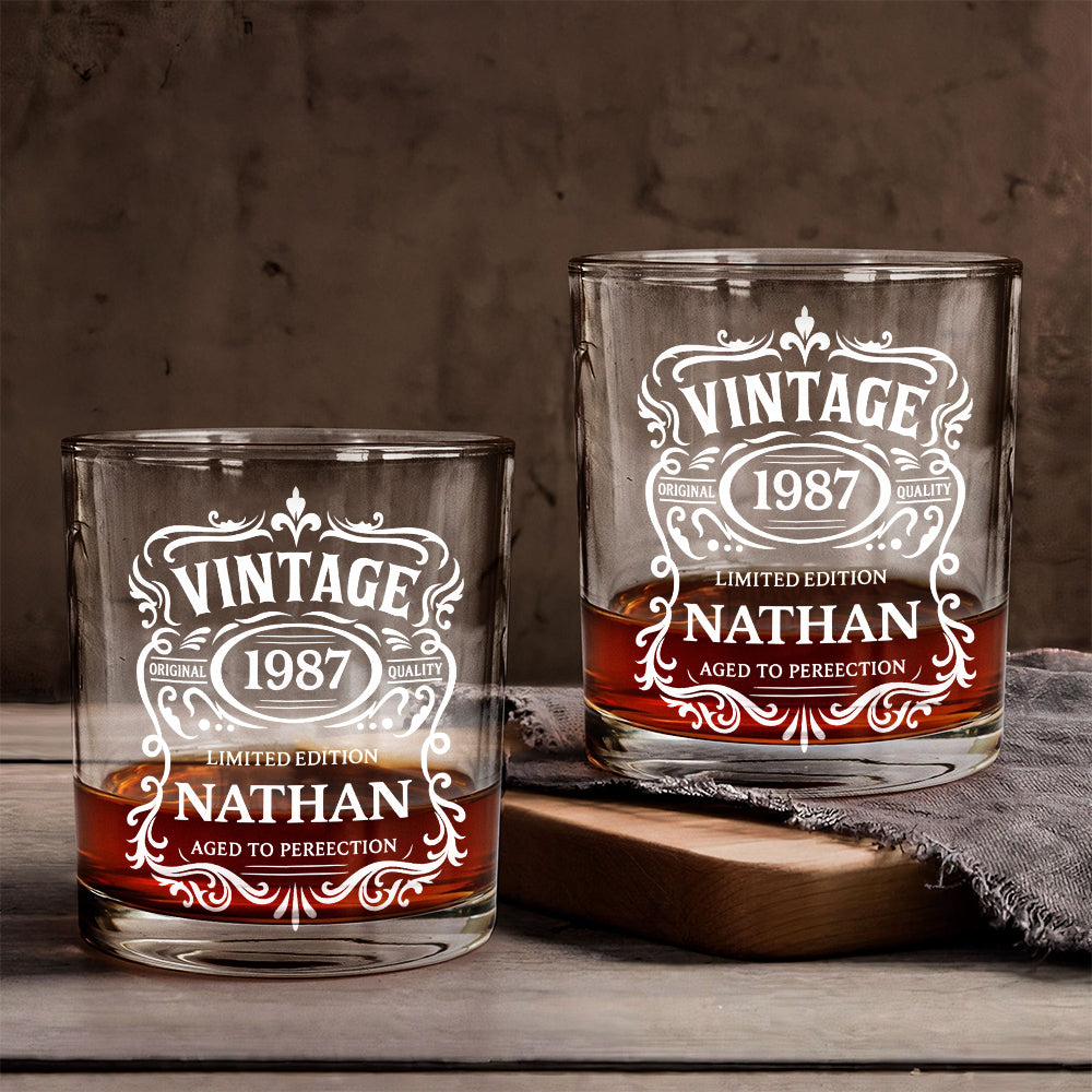 Alles Gute zum Geburtstag - Personalisierbares Whiskeyglas