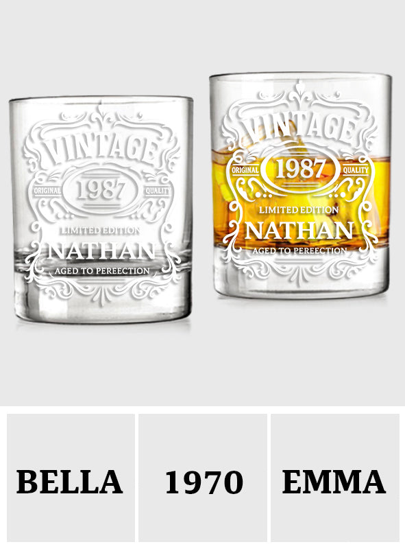 Alles Gute zum Geburtstag - Personalisierbares Whiskeyglas