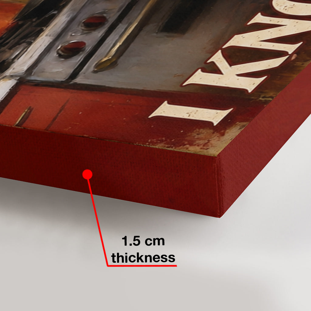 Das mache ich: Ich koche, ich trinke und ich weiß Dinge - Personalisierte Koch-Leinwand und Poster
