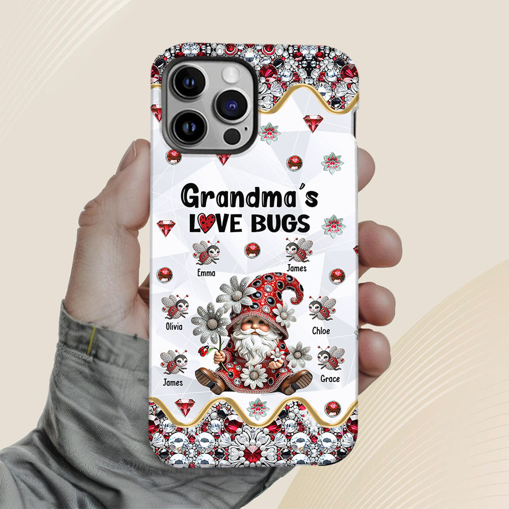 Omas Liebeskäfer – Personalisierte Handyhülle mit Oma-Motiv und Vollbild
