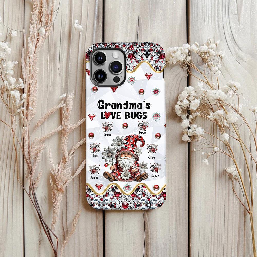 Omas Liebeskäfer – Personalisierte Handyhülle mit Oma-Motiv und Vollbild