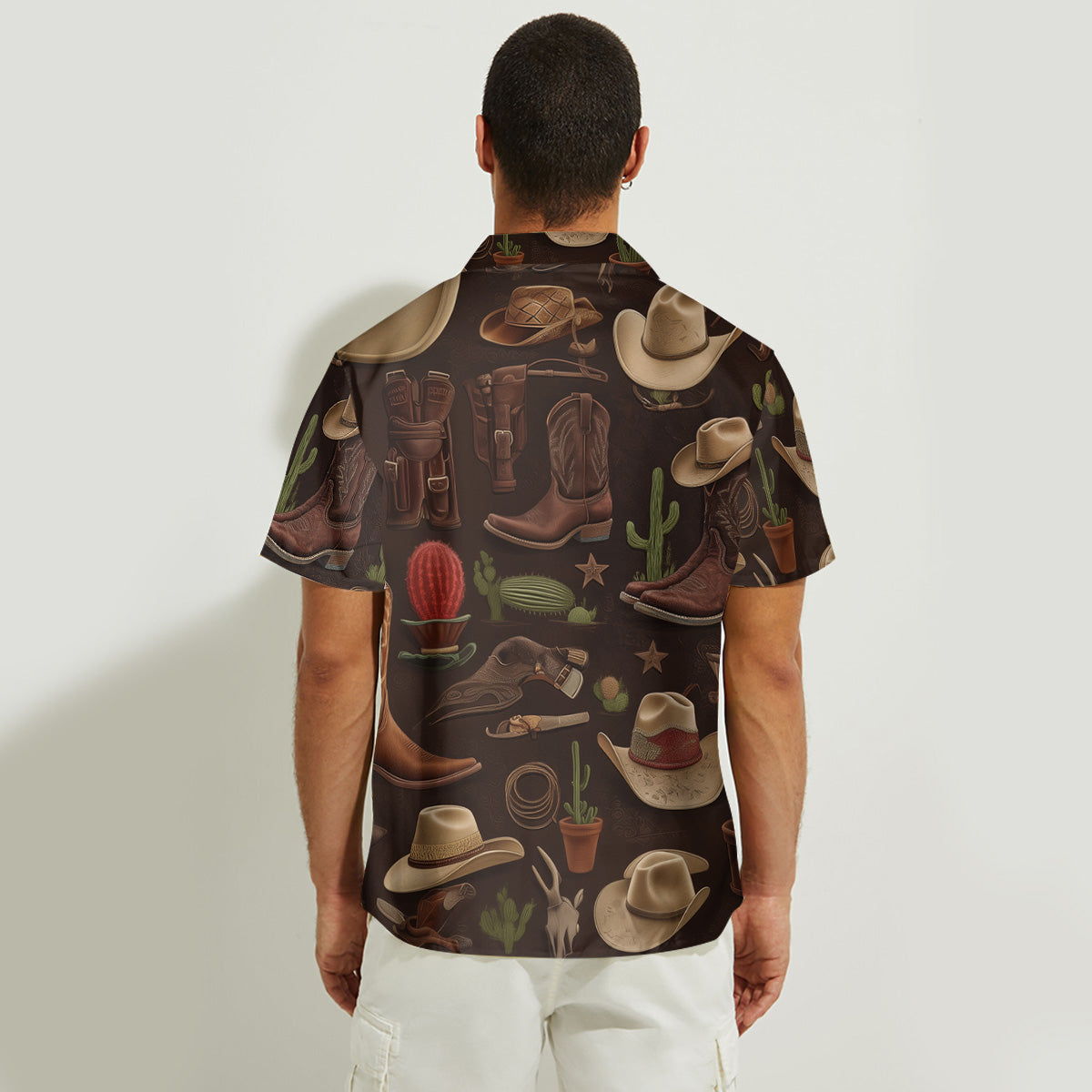 Du und ich, wir schaffen das – Personalisiertes Hawaiihemd und ärmelloses Kleid im Country-Girl-Stil