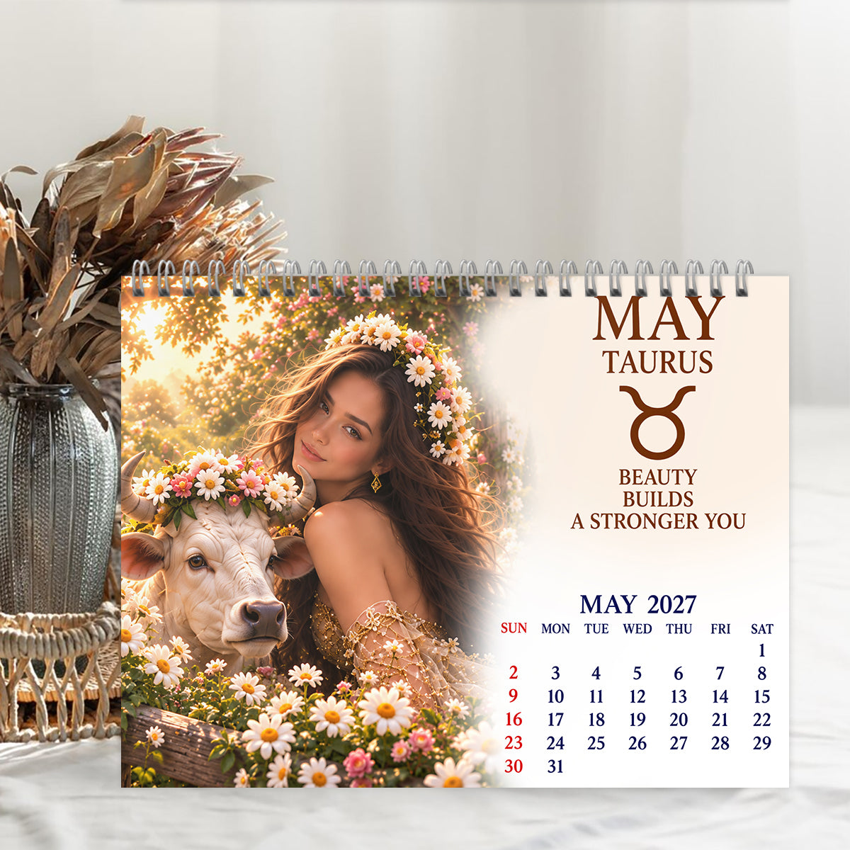 Zodiac Sign Inspiration - Personalized Horoscope Desk Calendar