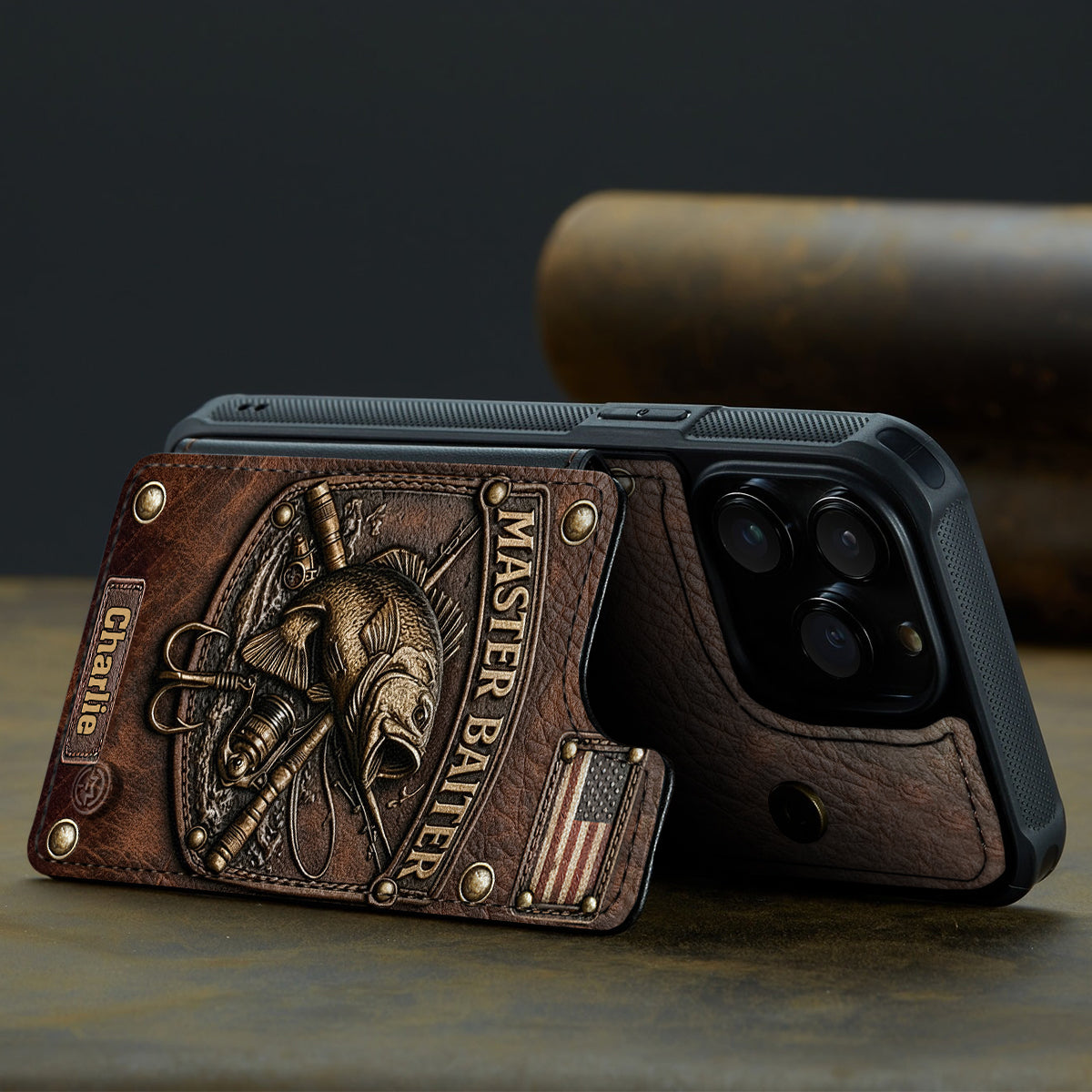 Master Baiter – Personalisierte Angel-Handyhülle mit Volldruck