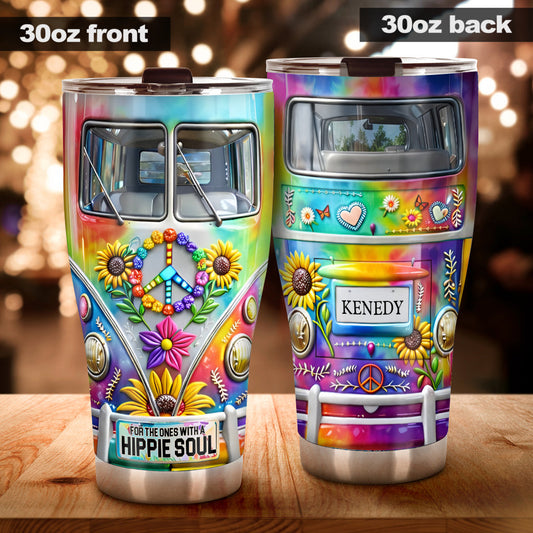 Hippie-Van, Hippie-Seele – personalisierter Hippie-Becher