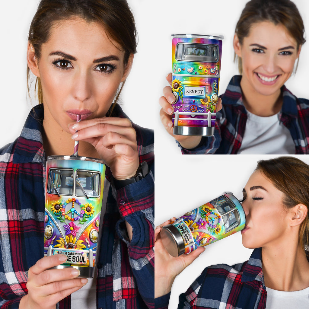 Hippie-Van, Hippie-Seele – personalisierter Hippie-Becher