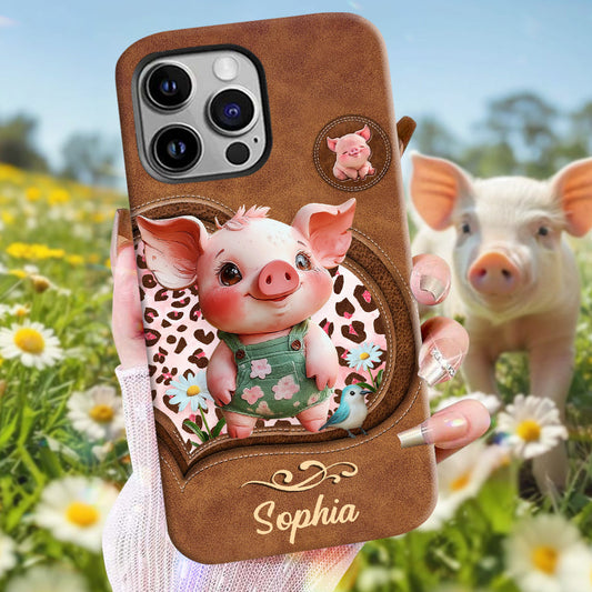 Cute Pig - Personalized Pig Lover Full Print Phone Case