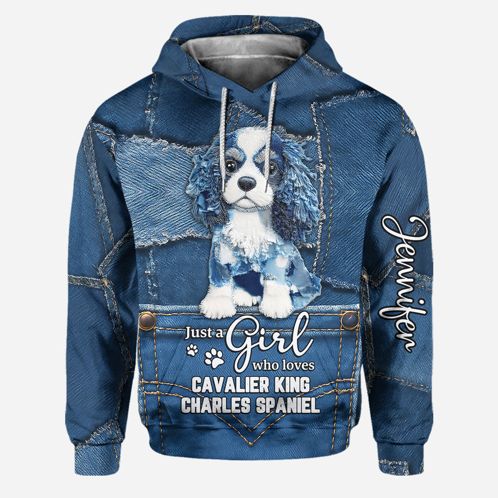 Liebe Cavalier King Charles Spaniel - Personalisierter Hunde-Hoodie und Leggings