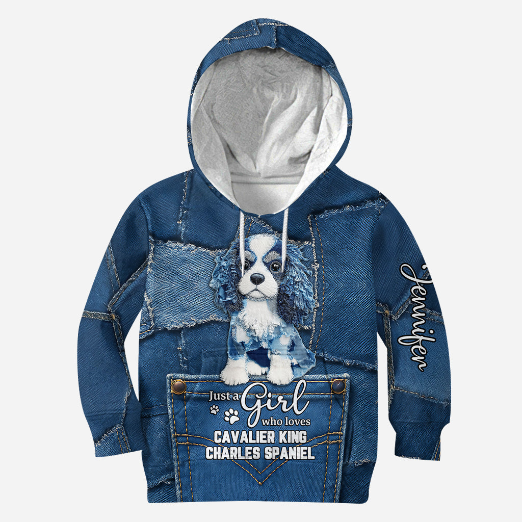 Liebe Cavalier King Charles Spaniel - Personalisierter Hunde-Hoodie und Leggings