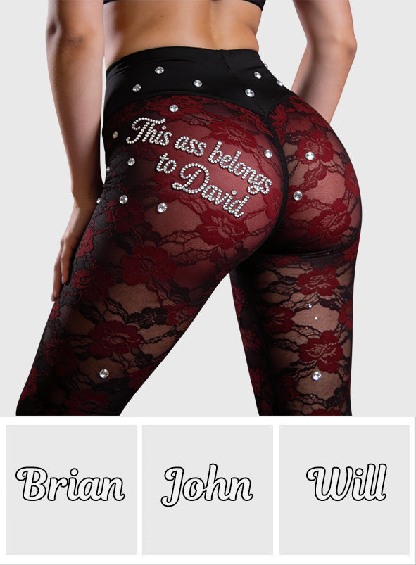 This As* Belongs To - Personalisierte Partner-Leggings