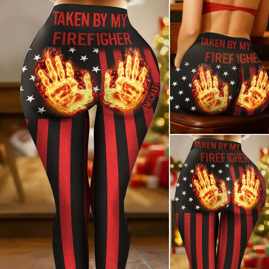 Von meinem Liebsten genommen – Personalisierte Feuerwehr-Leggings