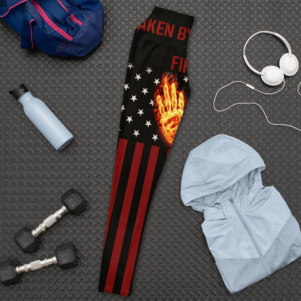 Von meinem Liebsten genommen – Personalisierte Feuerwehr-Leggings