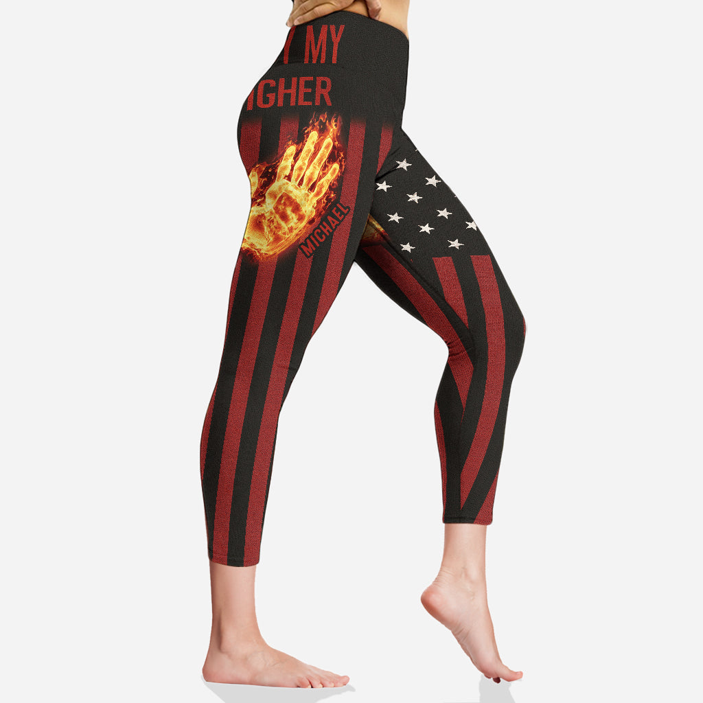 Von meinem Liebsten genommen – Personalisierte Feuerwehr-Leggings