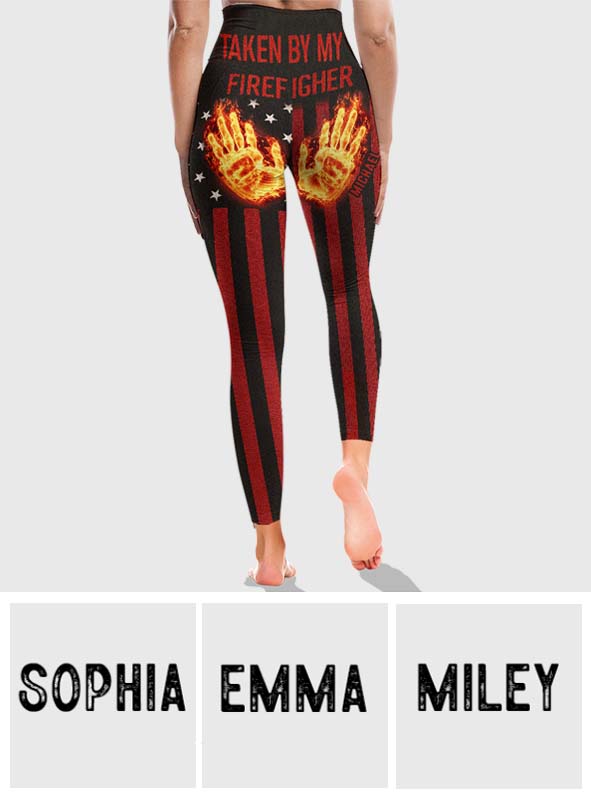 Von meinem Liebsten genommen – Personalisierte Feuerwehr-Leggings