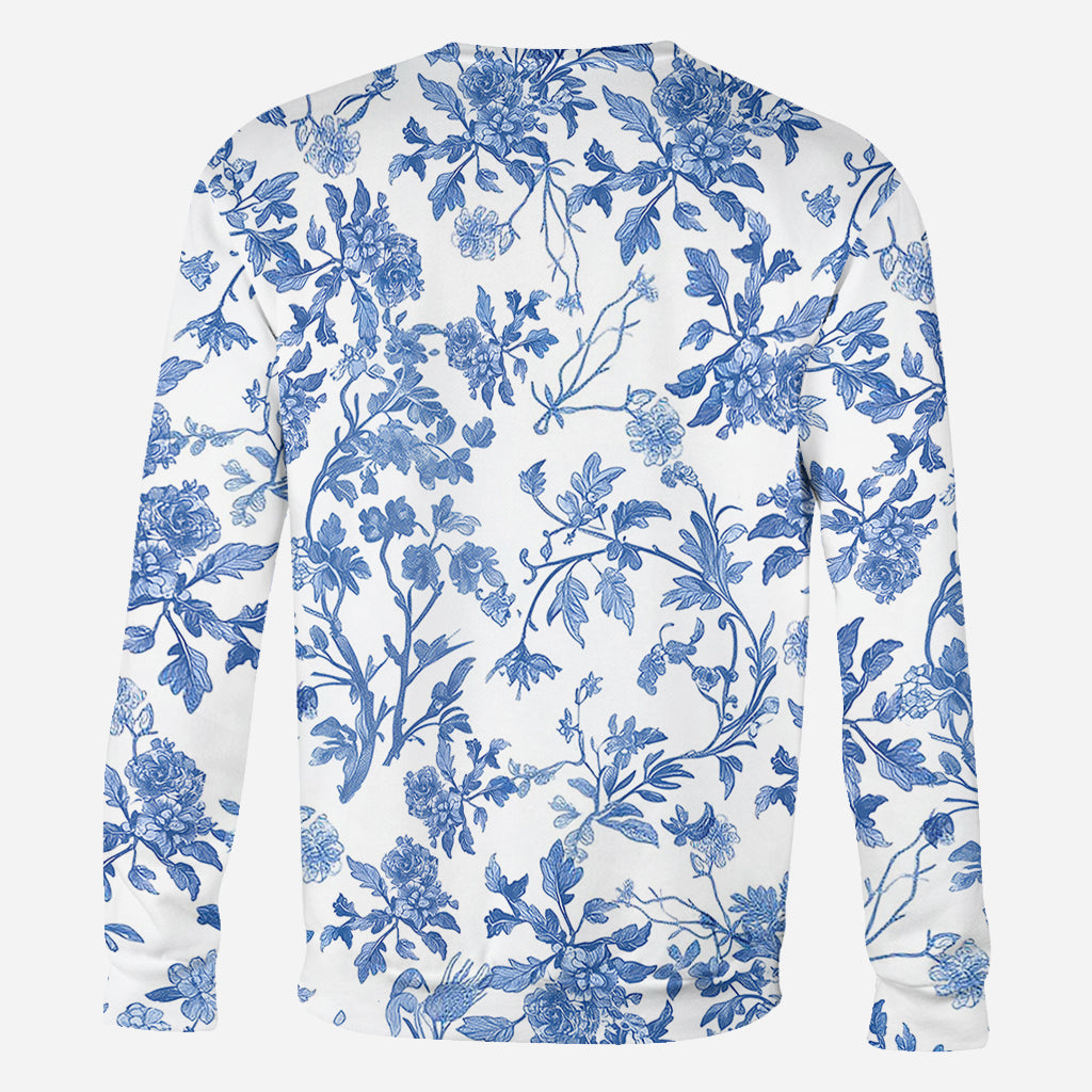 Hoppy Grandma & Her Eggs - Personalized Grandma All Over Shirt