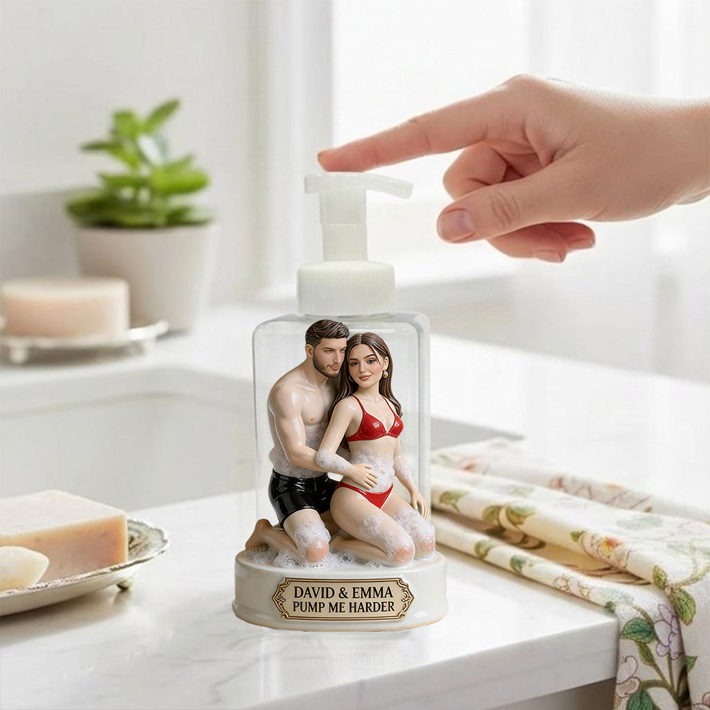 Lustiges Geschenk für Paare - Personalisierter Spicy Pumpenspender