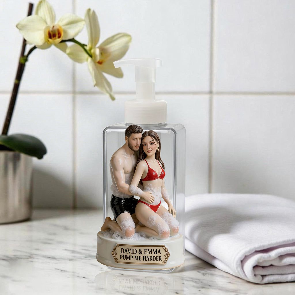 Lustiges Geschenk für Paare - Personalisierter Spicy Pumpenspender