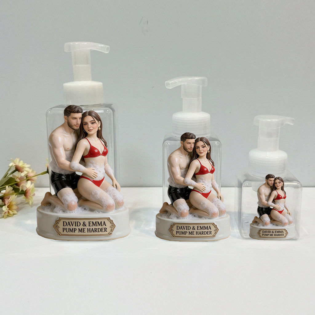 Lustiges Geschenk für Paare - Personalisierter Spicy Pumpenspender