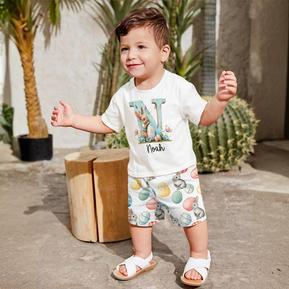 Osterhase – Personalisiertes Kinder-T-Shirt & Shorts