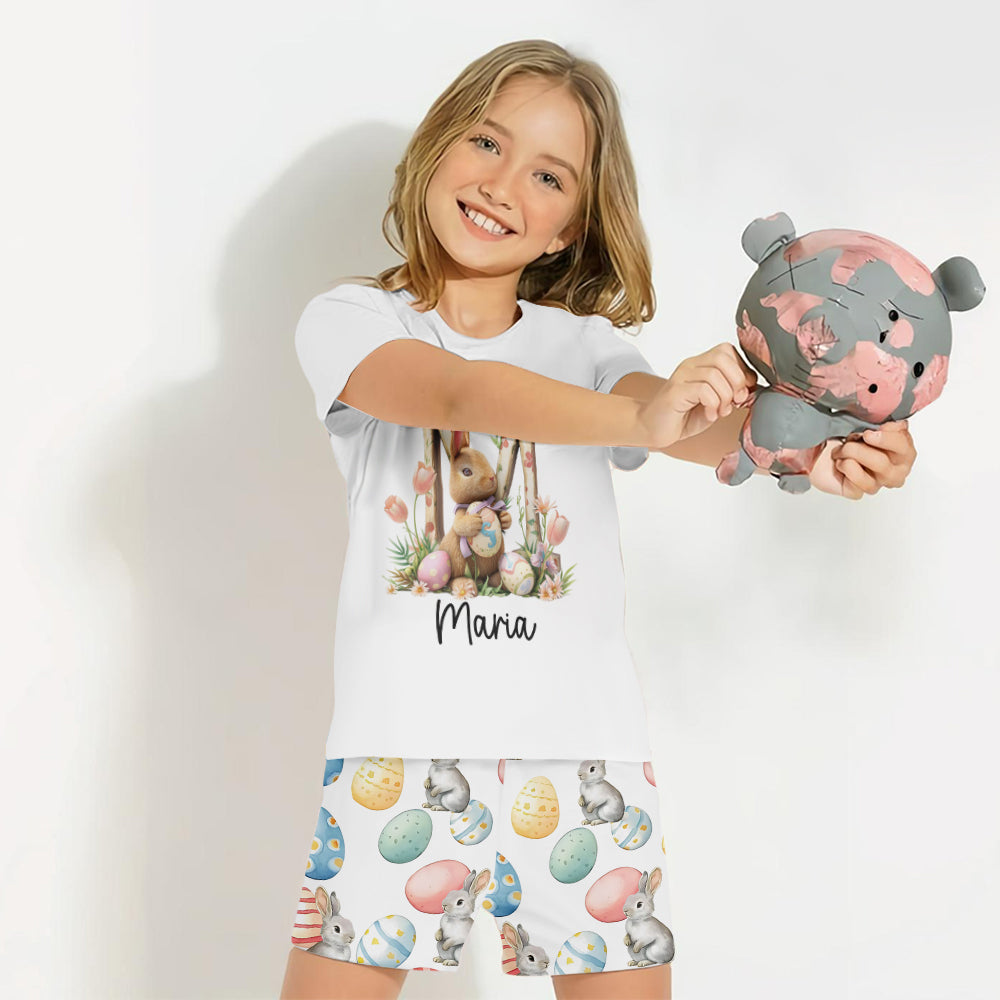 Osterhase – Personalisiertes Kinder-T-Shirt & Shorts