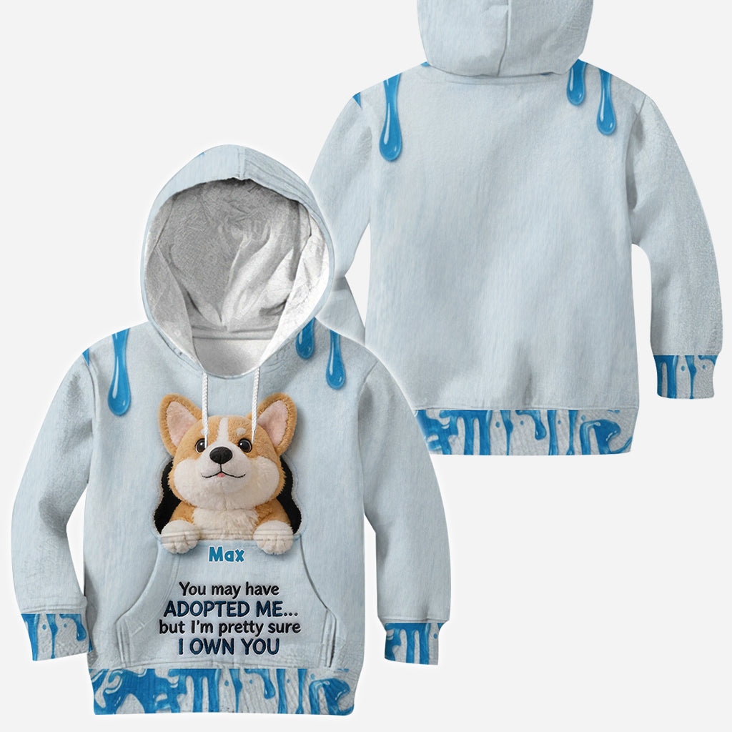 Du hast vielleicht adoptiert - Personalisiertes T-Shirt mit Hundemotiv