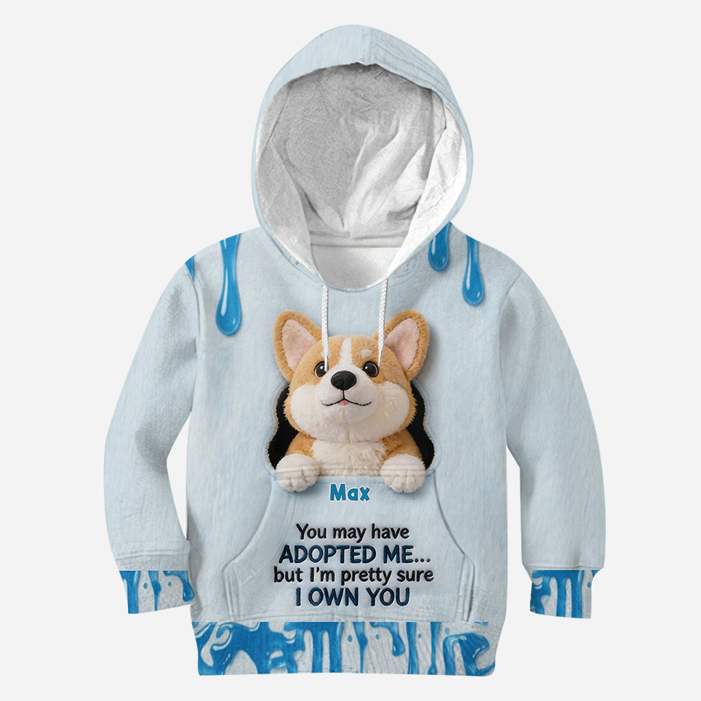 Du hast vielleicht adoptiert - Personalisiertes T-Shirt mit Hundemotiv