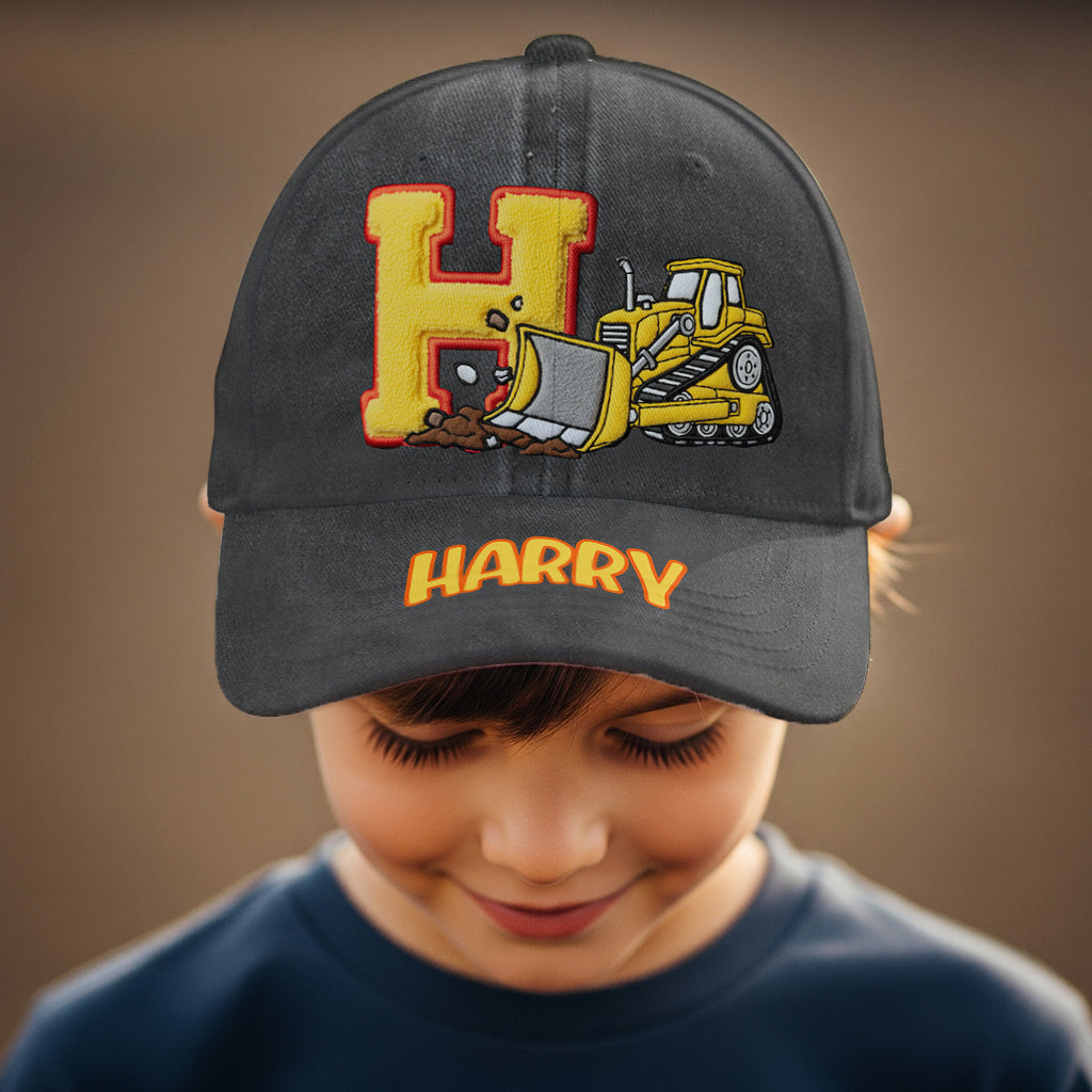 Alphabet Construction Vehicles - Personalized Kid Classic Cap