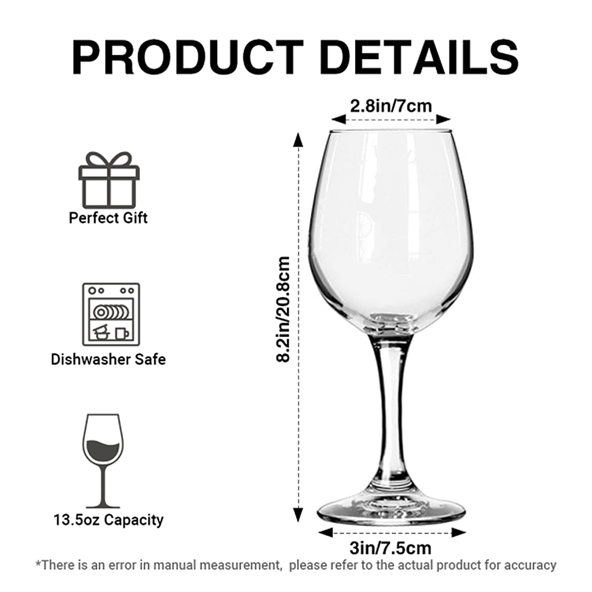 Zodiac Sign - Personalized Horoscope Wine Glass With Long Stem