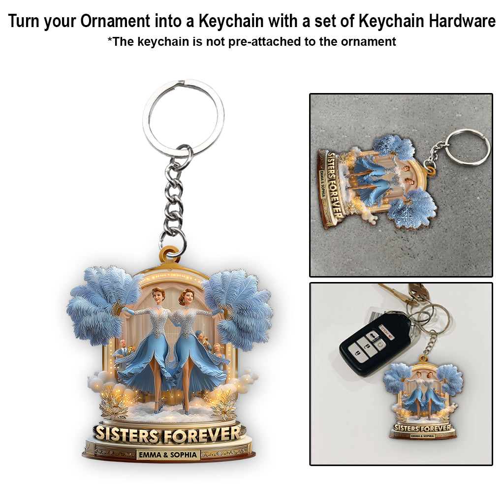 Für immer Schwestern – Personalisierter Geschwisterschmuck