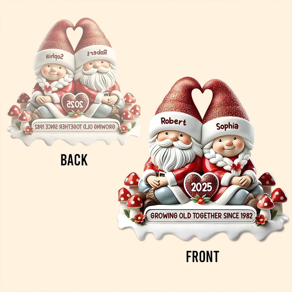 Zusammen seit – Personalisierte Acrylplakette in individueller Form für Paare