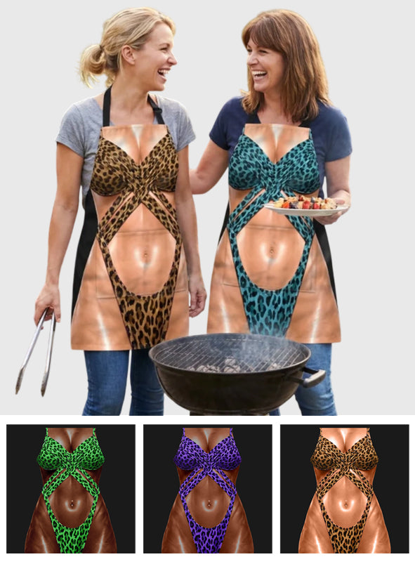 Lustiges Geschenk für Frauen - Personalisierte Geburtstagsgeschenke für Ehefrau, Freundin, Mutter, Schwester, beste Freundin - Personalisierte Grillschürze mit Taschen