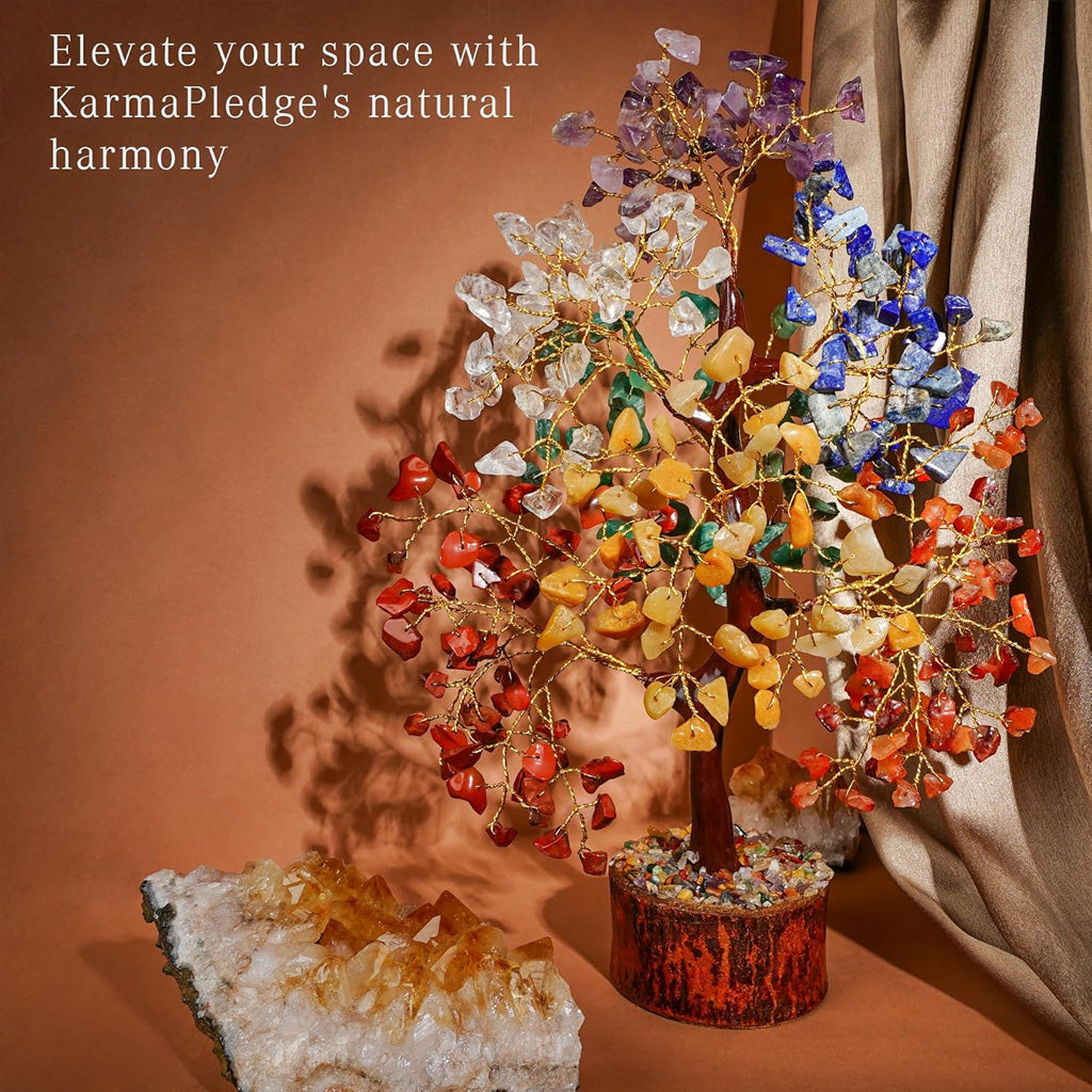 Der Heilkristallbaum des Lebens für die sieben Chakras – für positive Energie