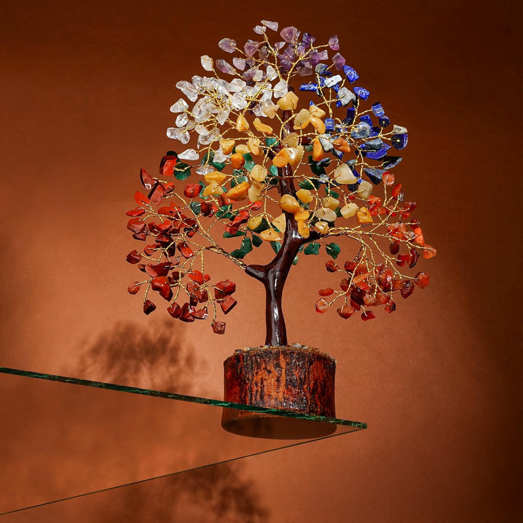 Der Heilkristallbaum des Lebens für die sieben Chakras – für positive Energie