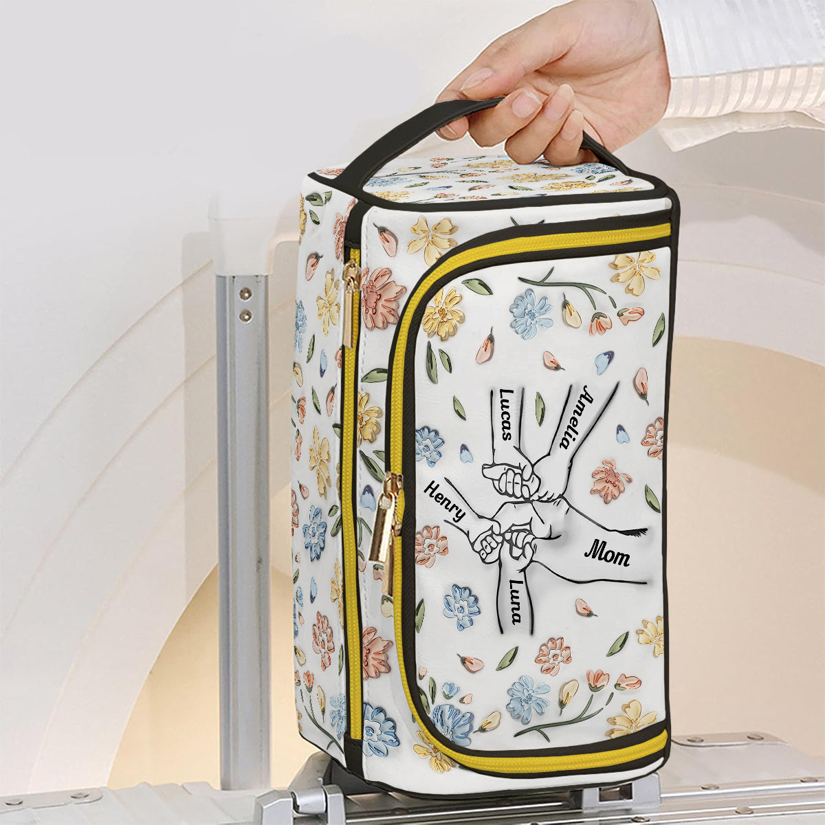 Take My Hand - Personalized Mother Toiletry Bag