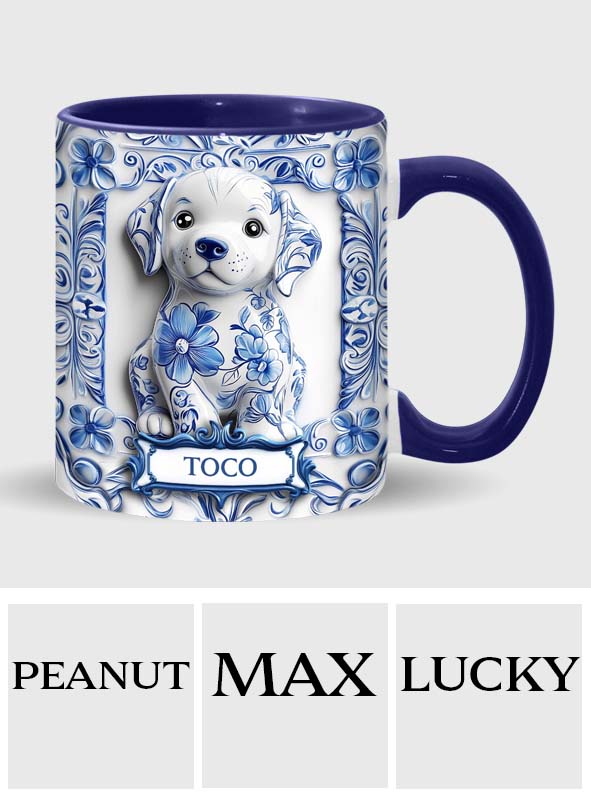 Cute Labrador Retriever - Personalized Dog Accent Mug