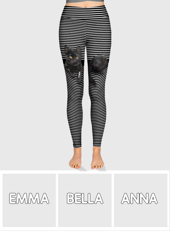 Freche Katzen – Personalisierte Katzenleggings