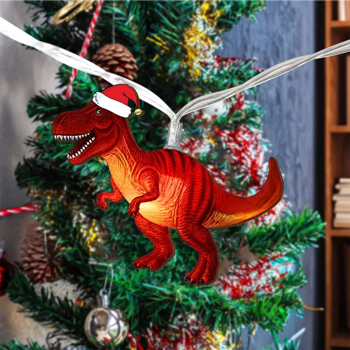 Dinosaur - Personalized Kid String Lights