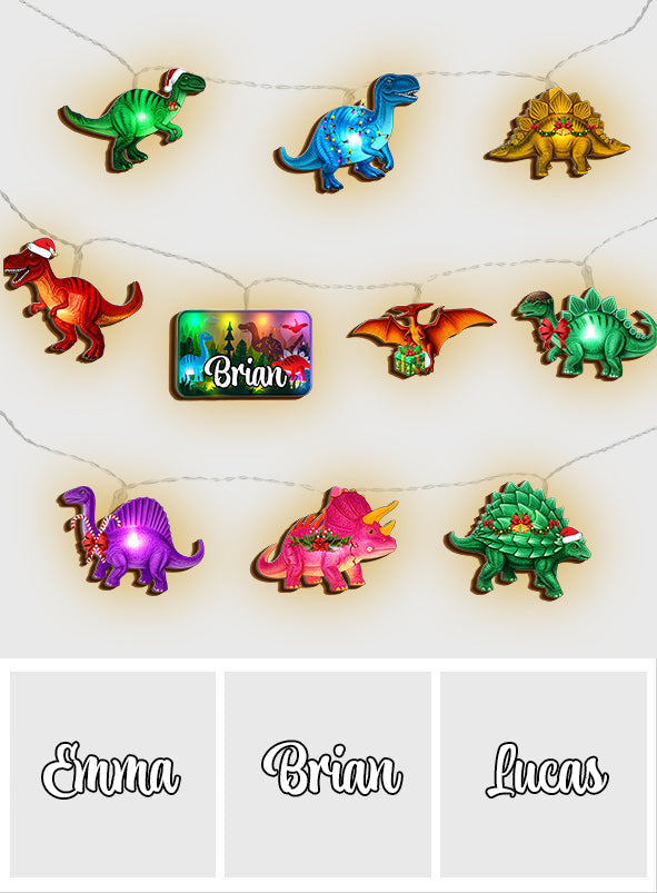 Dinosaur - Personalized Kid String Lights