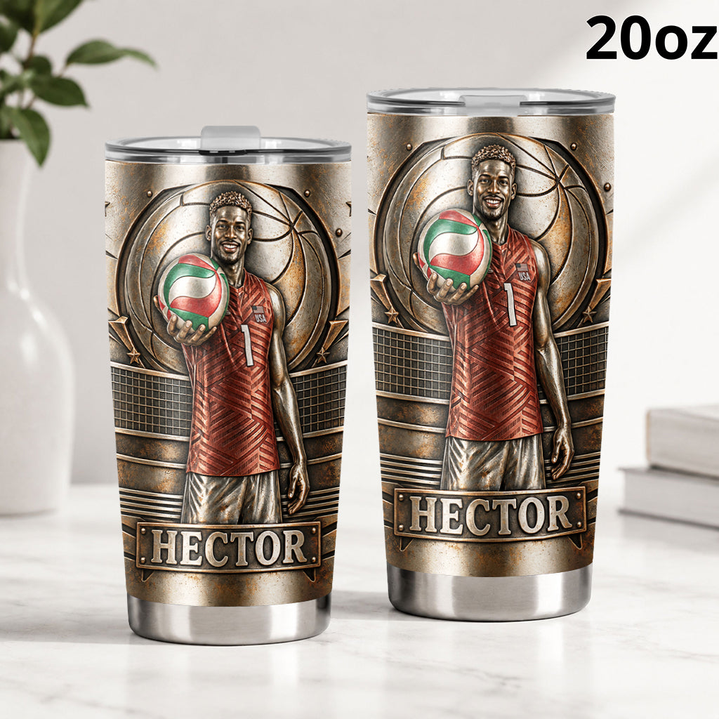 Custom Volleyball Player Photo - Personalized Volleyball Tumbler