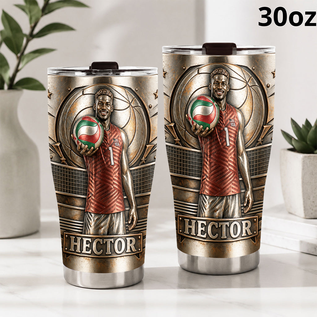Custom Volleyball Player Photo - Personalized Volleyball Tumbler