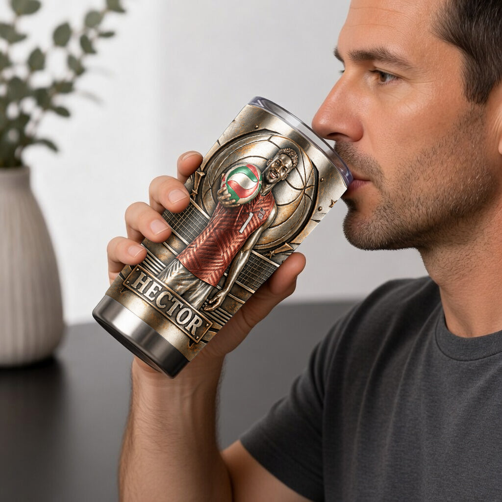 Custom Volleyball Player Photo - Personalized Volleyball Tumbler