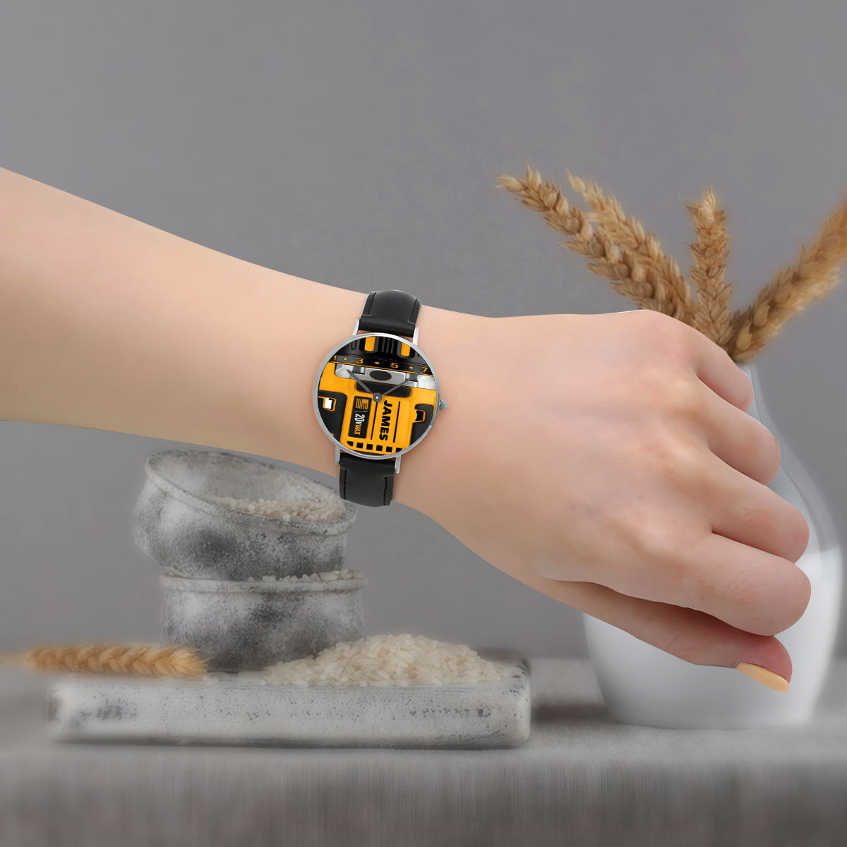 Mechaniker-Werkzeug – Personalisierte Mechaniker-Handuhr